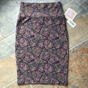 Cassie Geometric Pencil Skirt